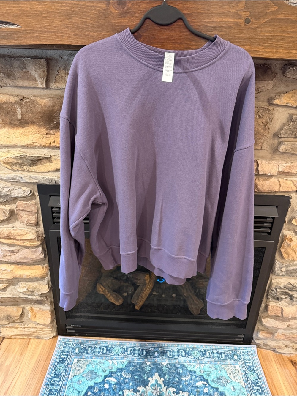 lululemon athletica Relaxed Crewneck Sweatshirt in Dusty Lavender